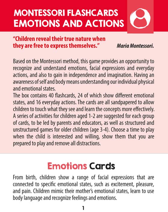 Flashcards Emotions and Actions Montessori - Image 3
