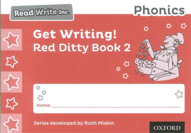 Read Write Inc. Phonics Get Writing! Red Ditty Workbooks 1 5 BDL Books