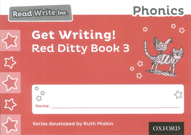 Read Write Inc. Phonics Get Writing! Red Ditty Workbooks 1 5 BDL Books