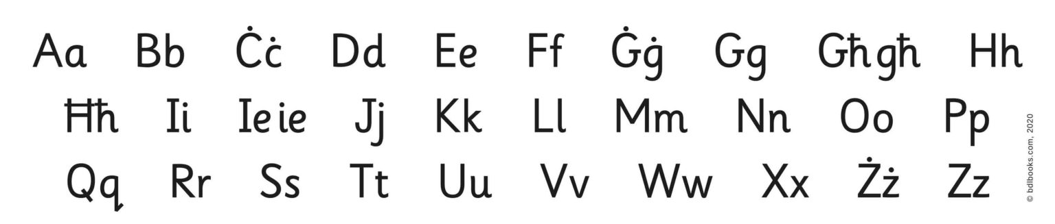 Stiker tal-Alfabett bil-Malti - BDL Books