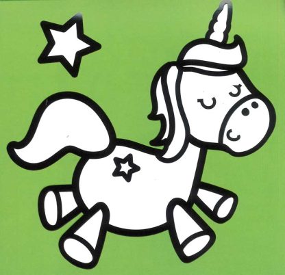 My First Colour In The Line Colouring Book: Unicorns - BDL Books