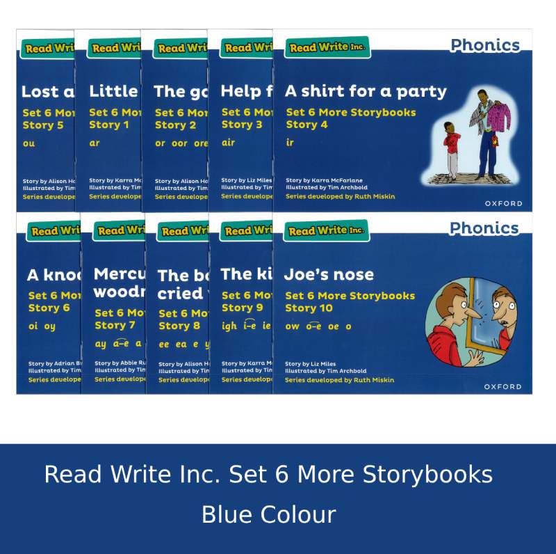 Read Write Inc. Phonics: Set 6 More Storybooks Colour Blue