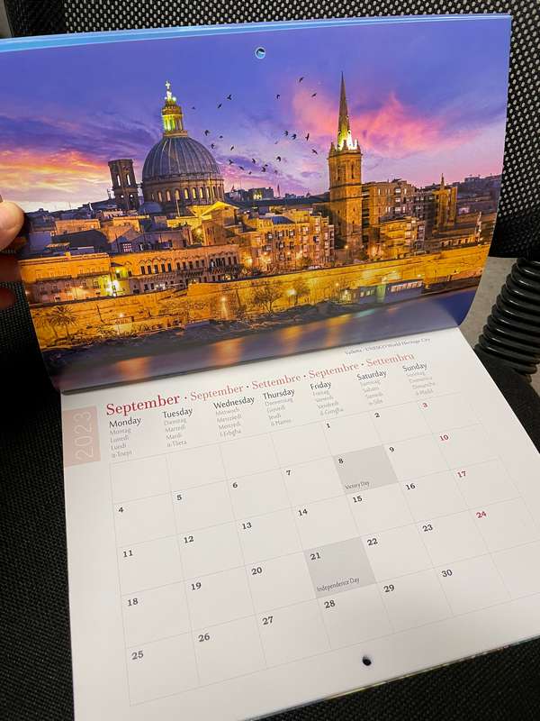 Malta & Gozo Calendar 2023 - A4 - Image 2