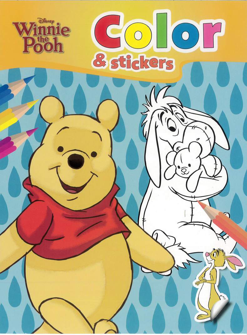Winnie the Pooh Color and Stickers - BDL Books