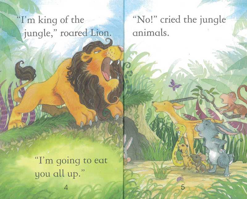usborne first reading Clever Rabbit and Lion