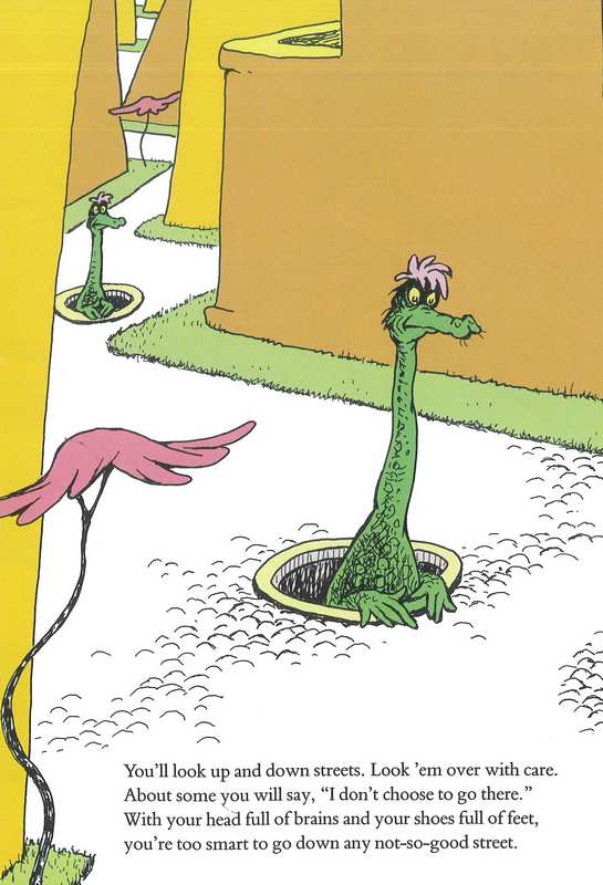 Oh the Places You'll Go dr seuss book