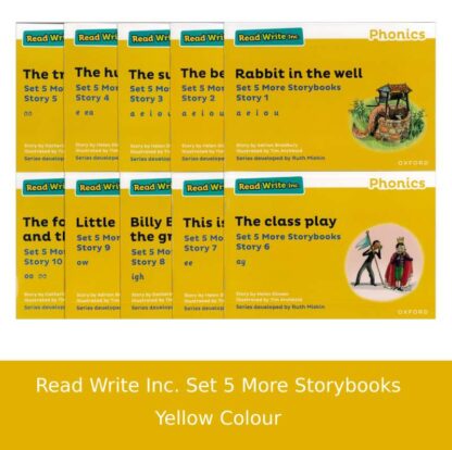 Read Write Inc. Phonics: Set 5 More Storybooks Colour Yellow Pack of 10 ...