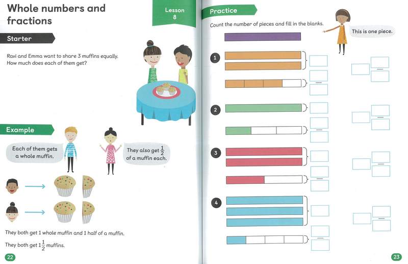Maths: Fractions (5-7 Years) - BDL Books