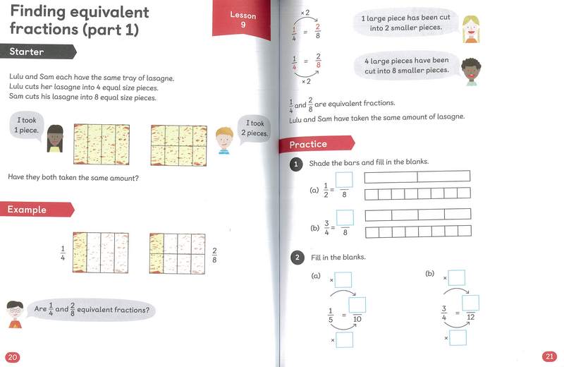 Maths: Fractions (7-8 Years) – BDL Books