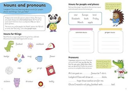 First Grammar: A Learn with Ladybird Activity Book 5-7 years - BDL Books