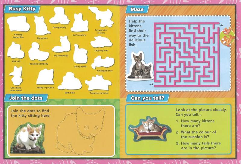 Kittens Sticker Activity Book - Image 3