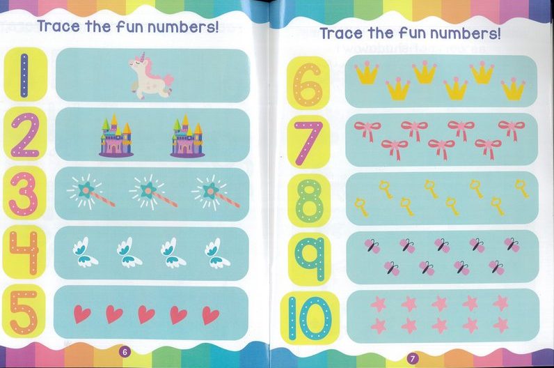 Let's be a Unicorn - Reusable Wipe And Clean Activity Book - Image 2