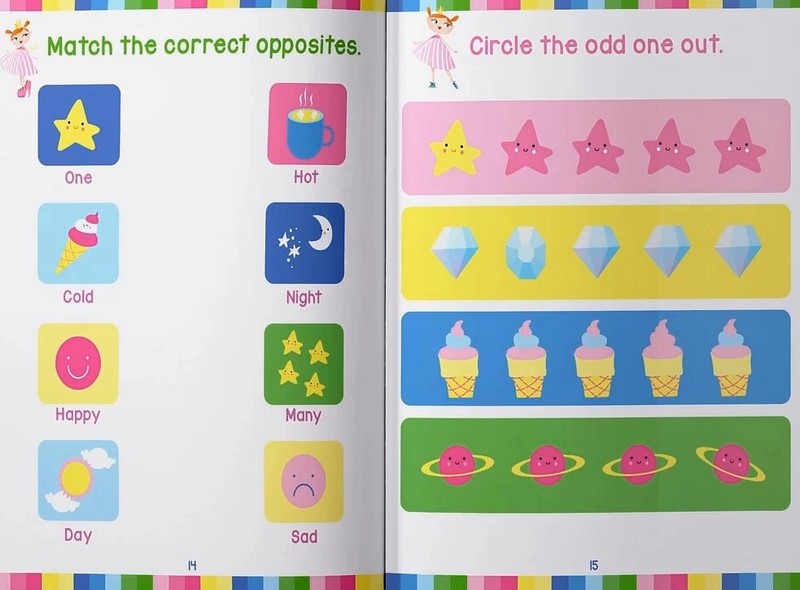 Dream Like A Unicorn - Reusable Wipe And Clean Activity Book - Image 2