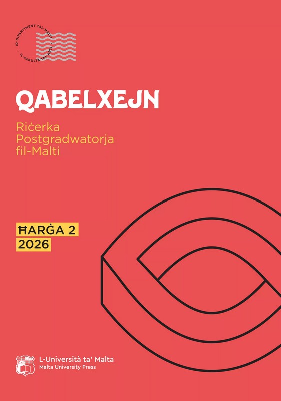 Qabelxejn – Riċerka Postgradwatorja fil-Malti – Ħarġa 2